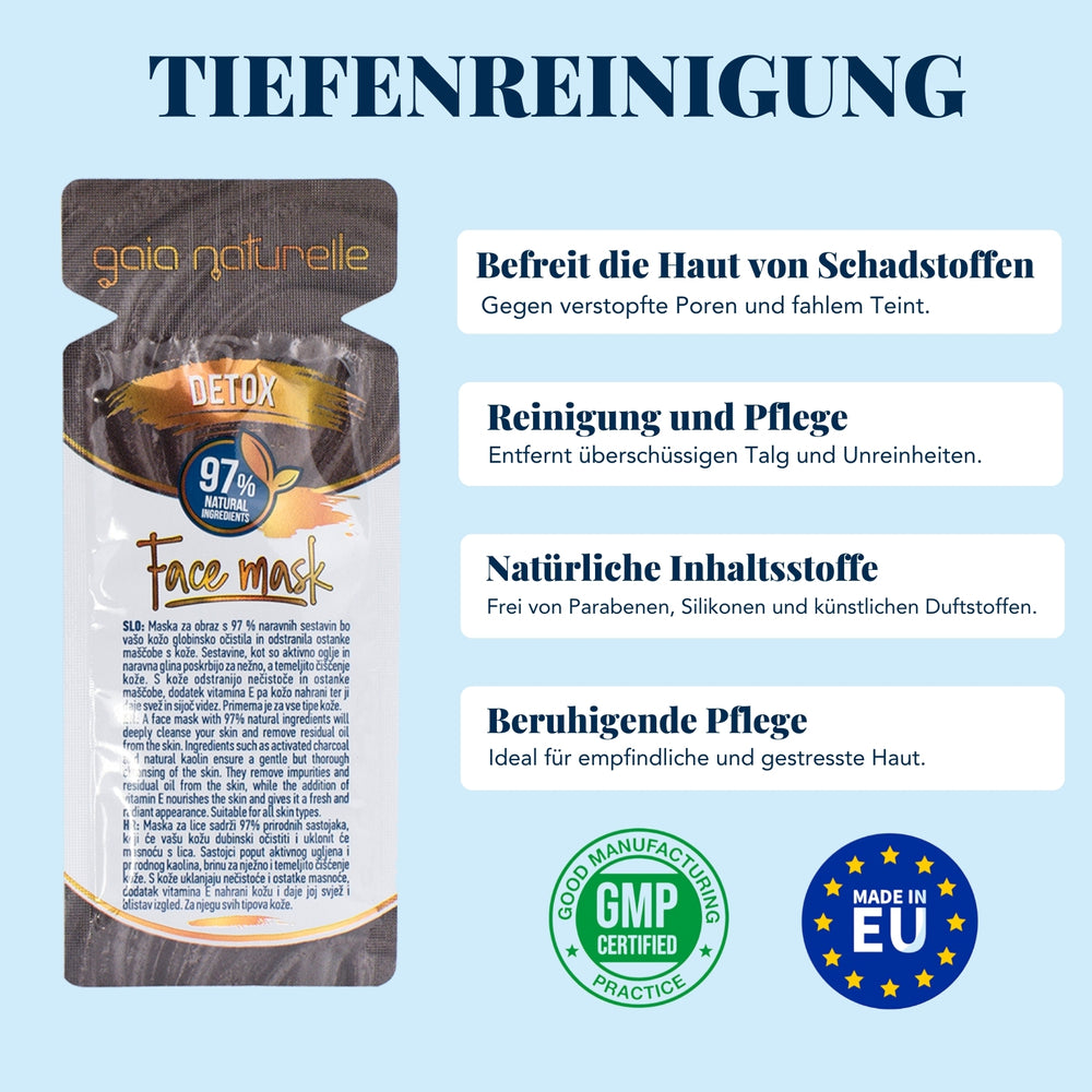 Natürliche Gesichtsmaske Detox