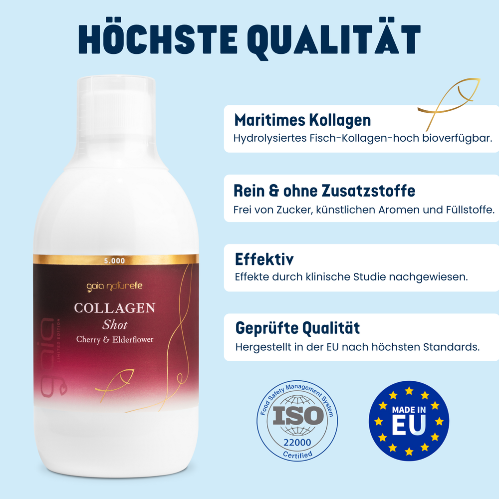 Gaia Naturelle Kollagen shot Kirsche