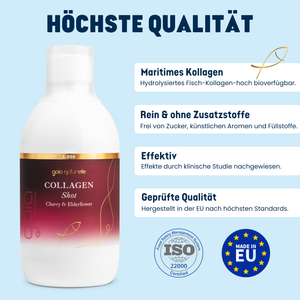 Kollagen Shot Kirsche & Holunderblüte